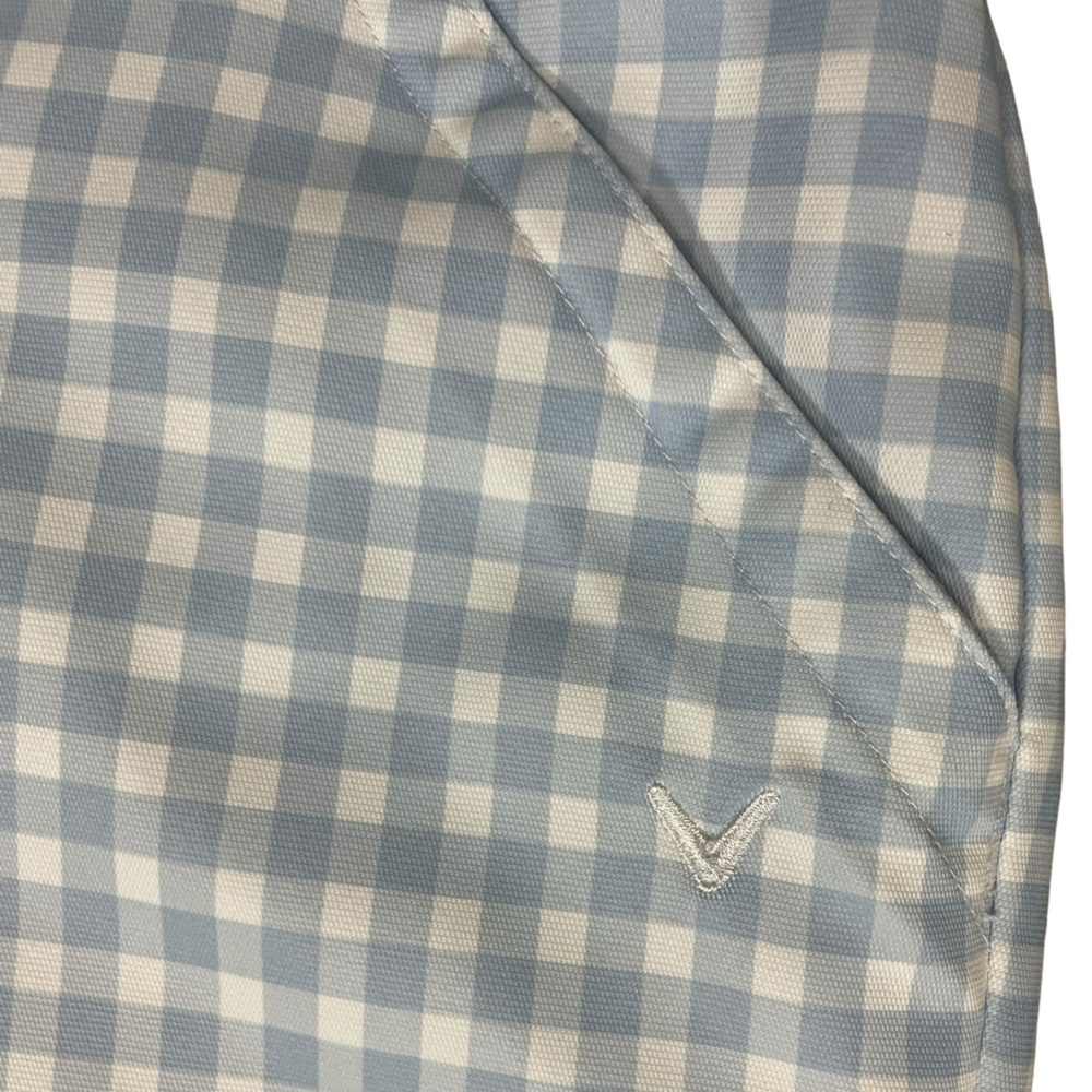 Callaway Women’s Opti-Dri Gingham Print Golf Shorts (E-1) - Picture 7 of 10